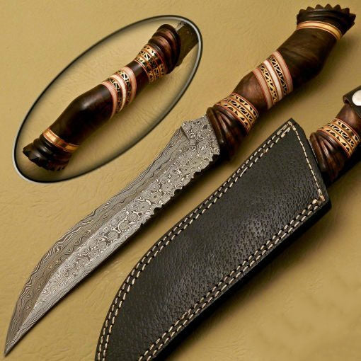 Damascus Bowie_Knives_SS-KA-140