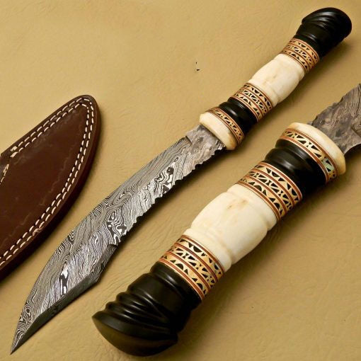 Damascus Bowie_Knives_SS-KA-150