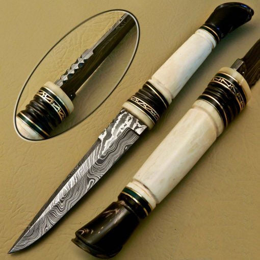 Damascus Bowie_Knives_SS-KA-160
