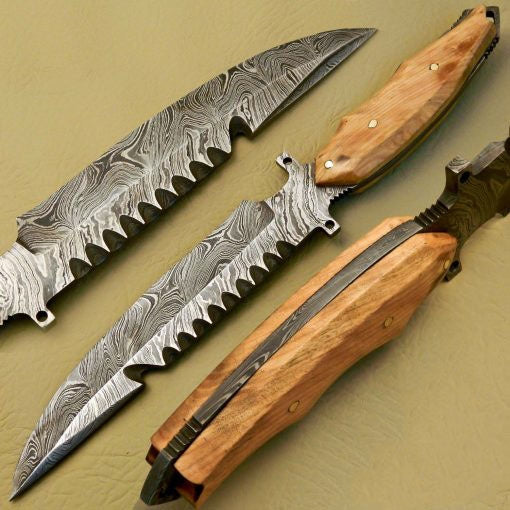 Damascus Bowie_Knives_SS-KA-210