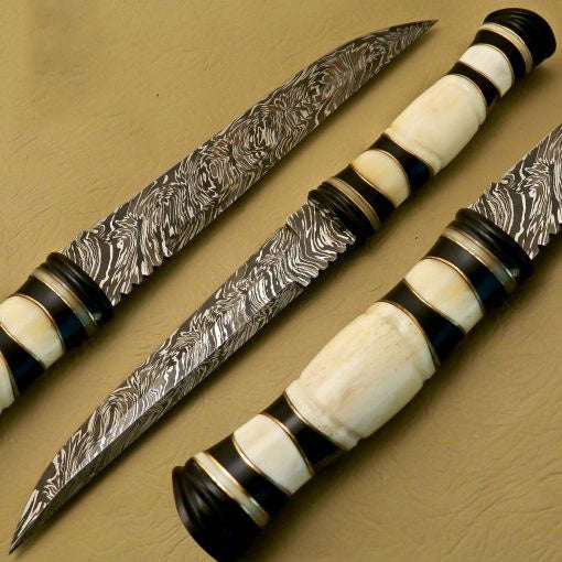 Damascus Bowie_Knives_SS-KA-220