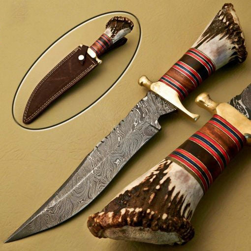 Damascus Bowie_Knives_SS-KA-230