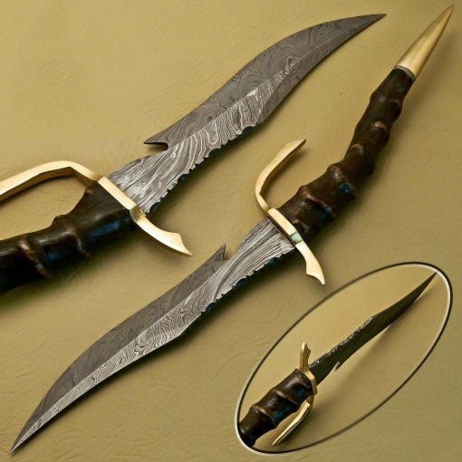 Damascus Bowie_Knives_SS-KA-240