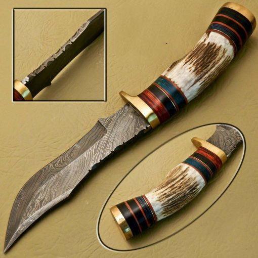 Damascus Bowie_Knives_SS-KA-310