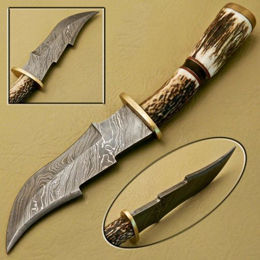 Damascus Bowie_Knives_SS-KA-320