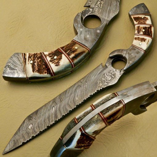 Damascus Bowie_Knives_SS-KA-330