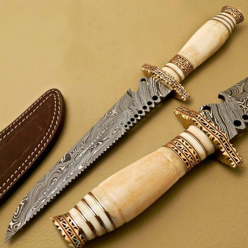Damascus Bowie_Knives_SS-KA-360