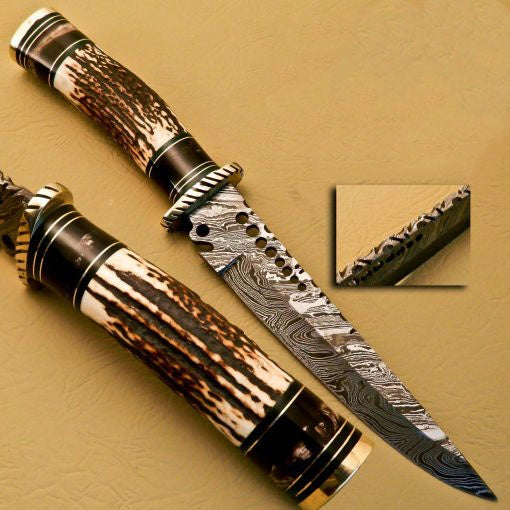 Damascus Bowie_Knives_SS-KA-370