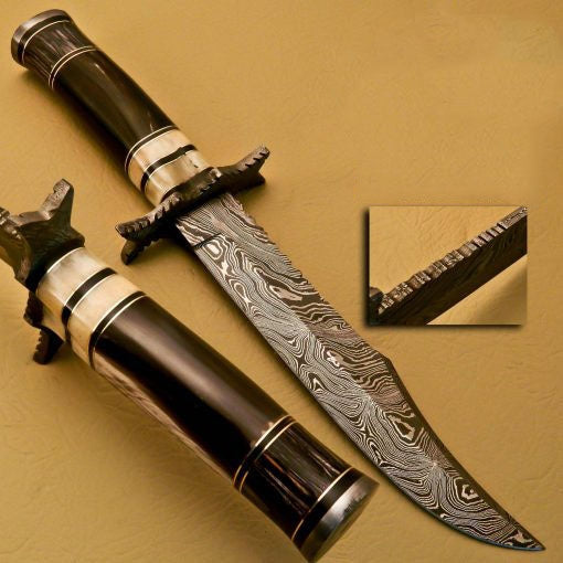 Damascus Bowie_Knives_SS-KA-380