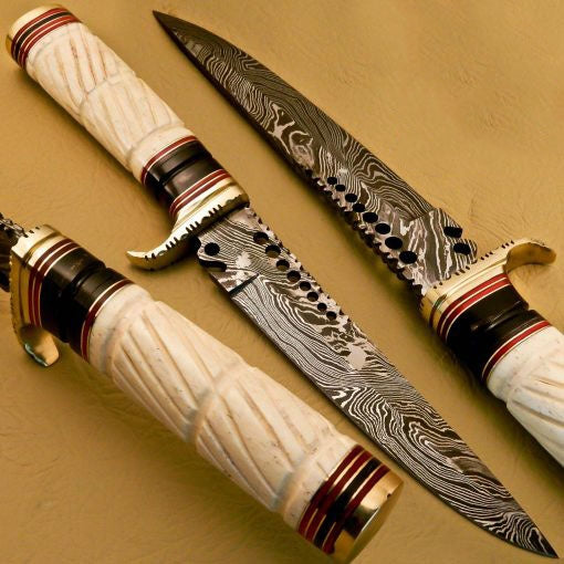 Damascus Bowie_Knives_SS-KA-390