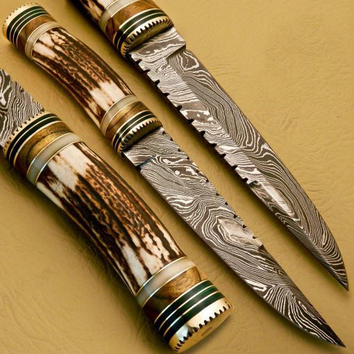 Damascus Bowie_Knives_SS-KA-420