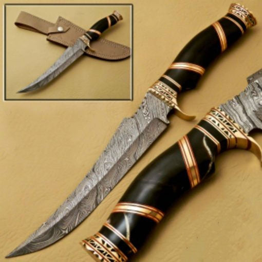 Damascus Bowie_Knives_SS-KA-440