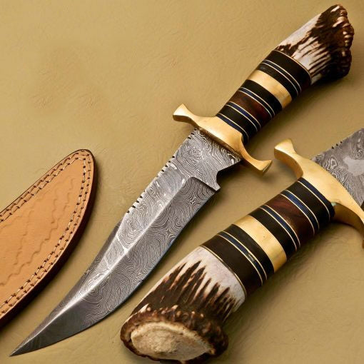 Damascus Bowie_Knives_SS-KA-50