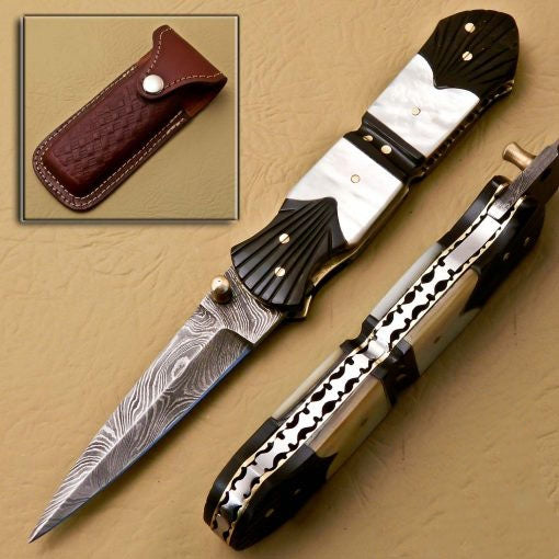 Damascus Folding Knives SS-KA-1030