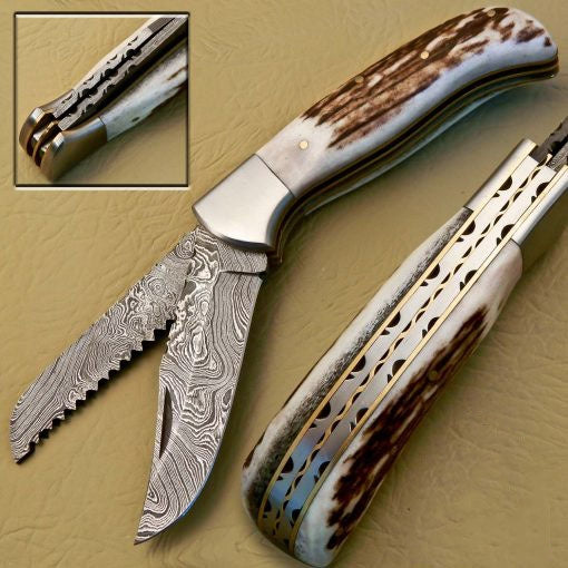 Damascus Folding Knives SS-KA-1060