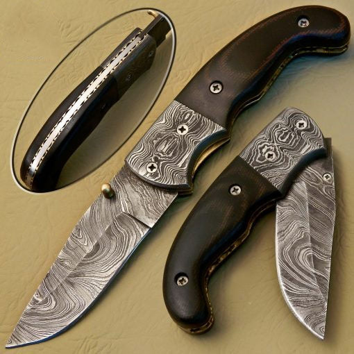 Damascus Folding Knives SS-KA-1070