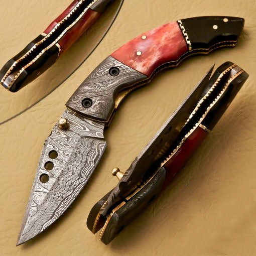 Damascus Folding Knives SS-KA-1110