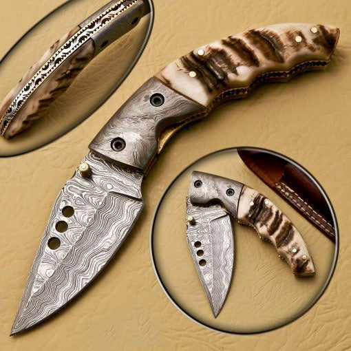 Damascus Folding Knives SS-KA-1120