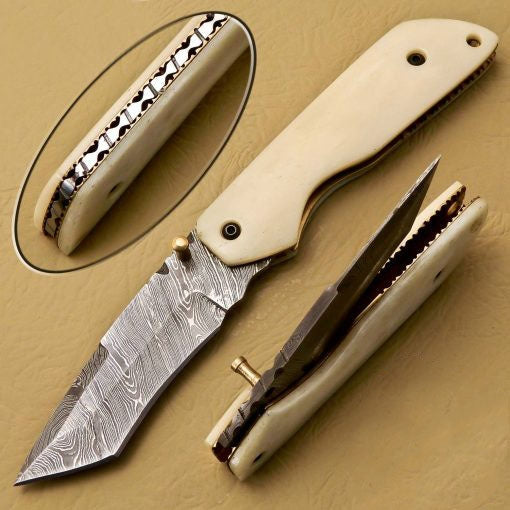 Damascus Folding Knives SS-KA-1140