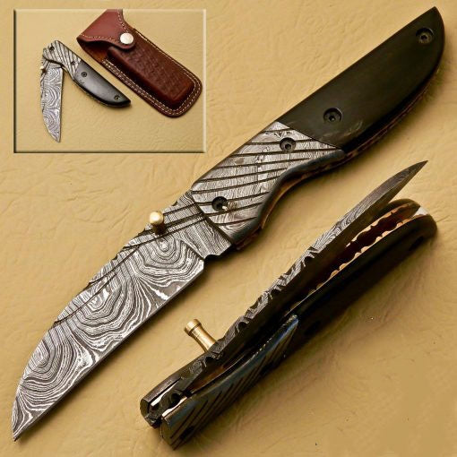 Damascus Folding Knives SS-KA-1150