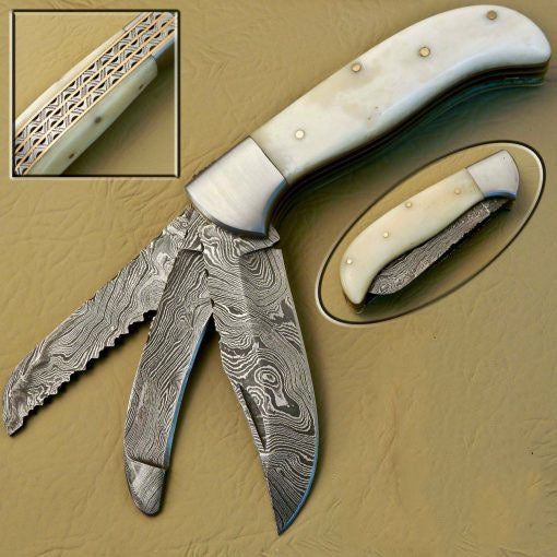 Damascus Folding Knives SS-KA-1220