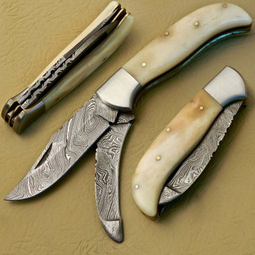 Damascus Folding Knives SS-KA-1230