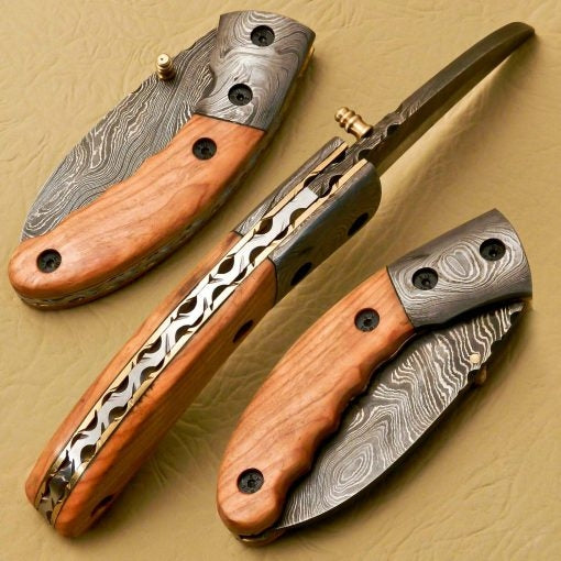 Damascus Folding Knives SS-KA-1250
