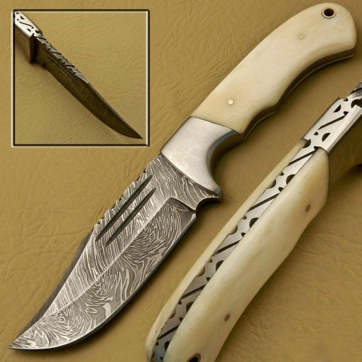 Damascus Skinner Knives SS-KA-1460