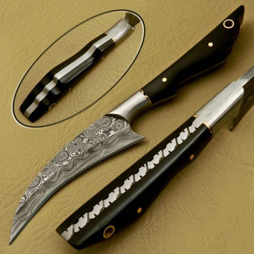 Damascus Skinner Knives SS-KA-1510